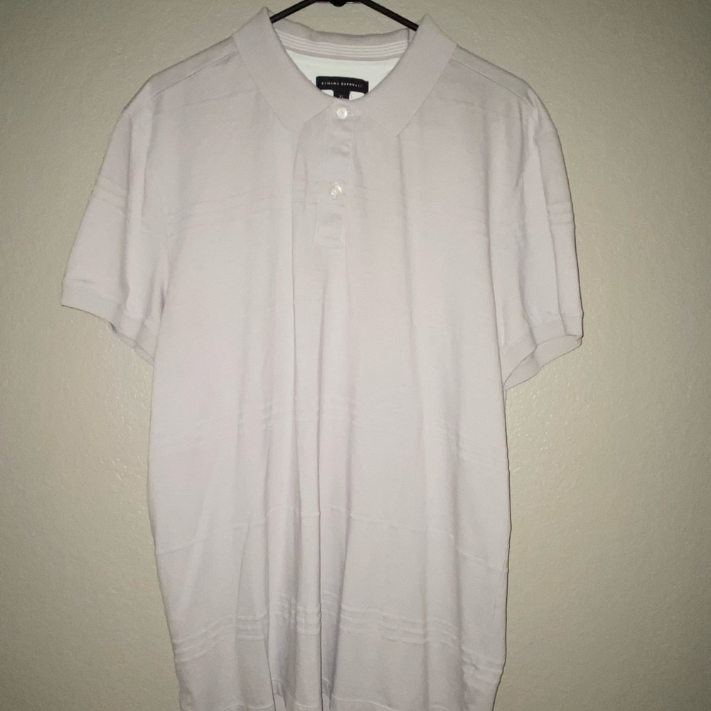 Banana Republic casual polo, light grey, GUC